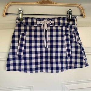 •Jacadi• Gingham Skirt 100% Cotton - Size 5